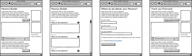 Custom build project - clickable mockup