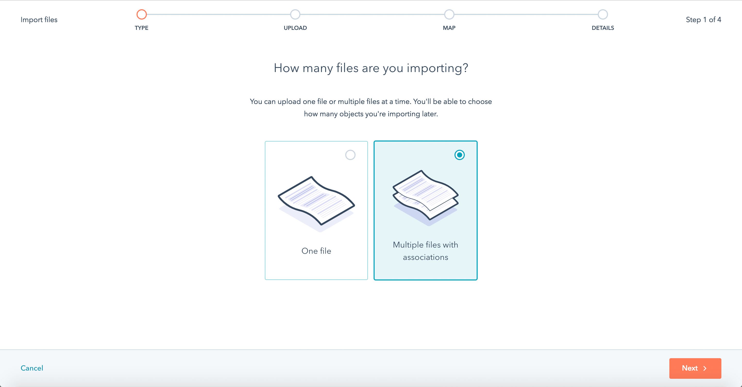 How to import Contacts and Companies with multiple branches into the HubSpot CRM - Step 4