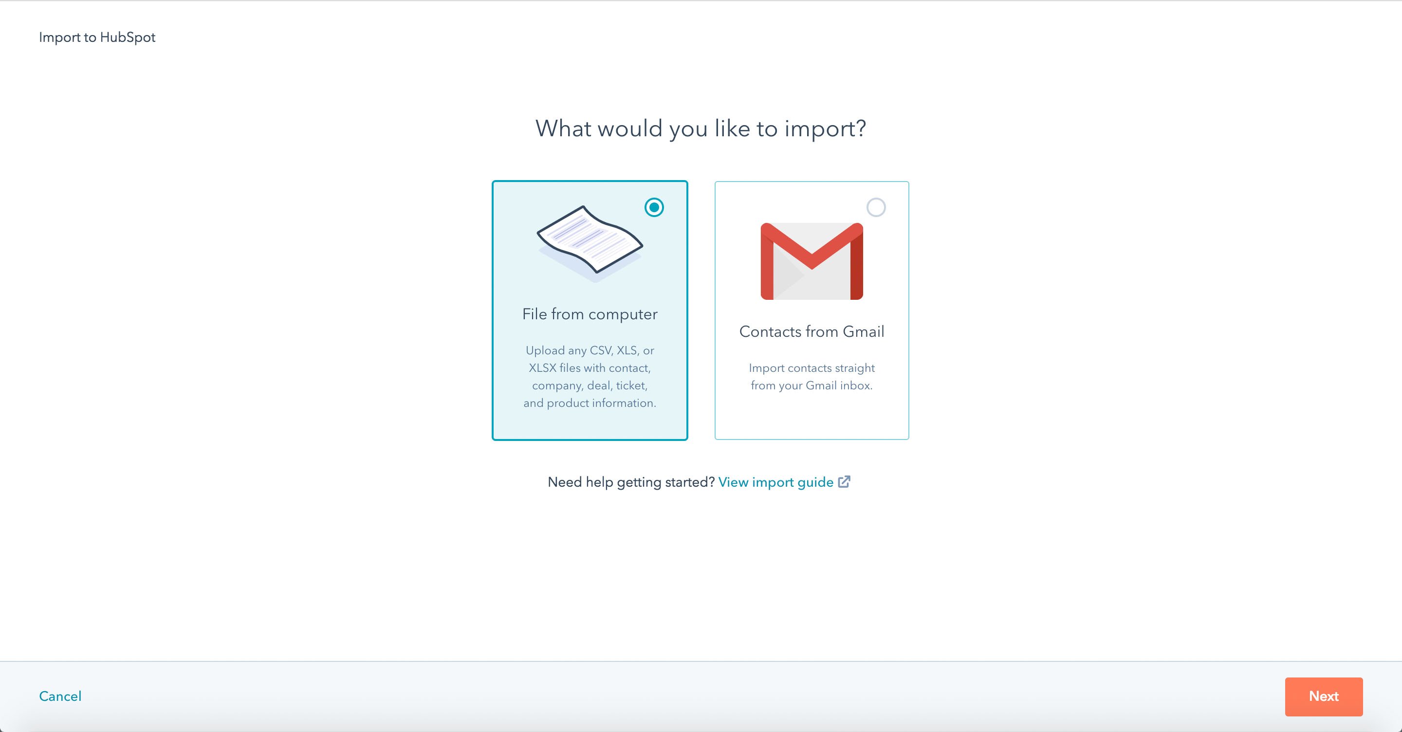 How to import Contacts and Companies with multiple branches into the HubSpot CRM - Step 3