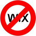 Just say no thank you to Wix.