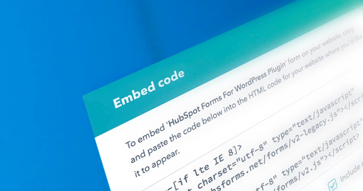 HubSpot Forms for WordPress Plugin